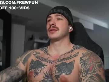 frewfun — Public cumshow?! Let's have some fun!<3 (5) #cum #pvt #muscle #tattoo #dom